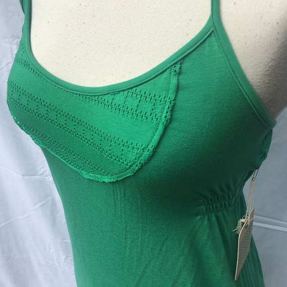 Green Halter Knit Dress - Picture 2 of 4